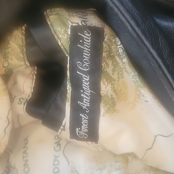 Vintage Durkee's Express Flight Leather Bomber Jacket - Picture 11 of 14